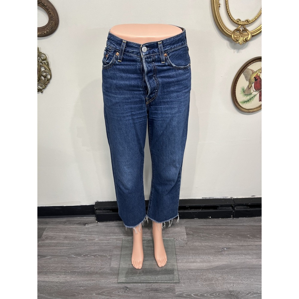 Levi's Premium Ribcage Straight Ankle Jeans Size 23
